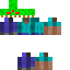 skin for steve with a metroid on his head