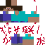 skin for Steve with blood bleeding