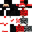 skin for The devil version of the half blue half red gamer