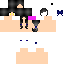 skin for Tied Black Anime Hair Base