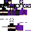 skin for Witch Girl Halloween Costume Purple