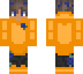 Blue and Orange editing my own skin 