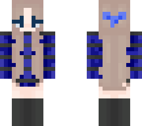 Blue girl skin