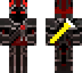 Dark Lord With Gold Sword