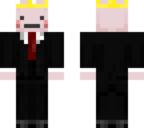 cool blue eyed enderman with popcorn guy shirt and thanos shoes