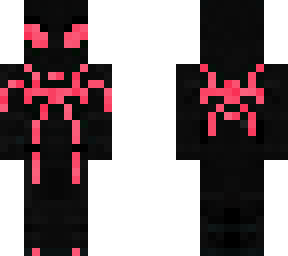 Minecraft Spider Man Red Bigtime Skin