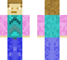 Technoblade - Minecraft skin (64x64, Steve)