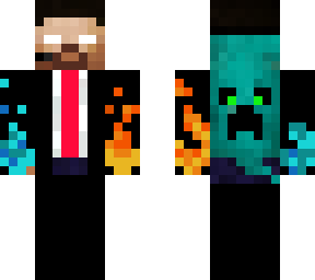 offical herobrine water and fire