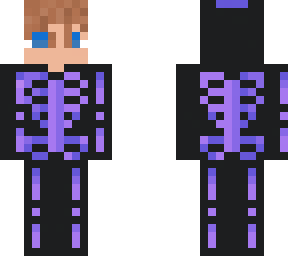 Skin de halloween Chico esqueleto