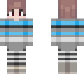 Striped boy skin